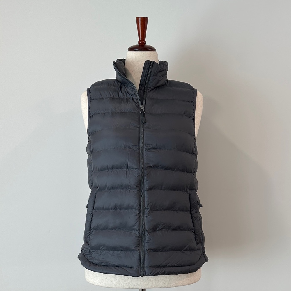 Women's Puffer Vest - Grey